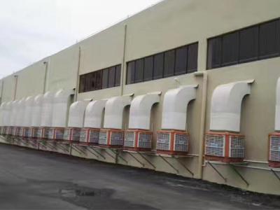 手提袋廠加工廠廠房車間環(huán)?？照{(diào)降溫工程